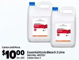 Campbells Wholesale Essential Korta Bleach offer