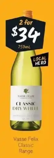 IGA Liquor Vasse Felix Classic Range offer