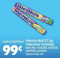 Campbells Wholesale Mentos Roll offer