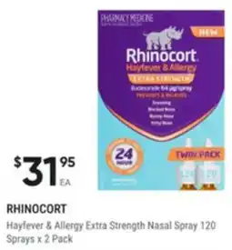 Healthy Life Rhinocort Hayfever & Allergy Extra Strength Nasal Spray offer
