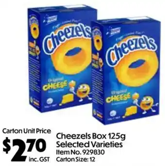Campbells Wholesale Cheezels Box offer