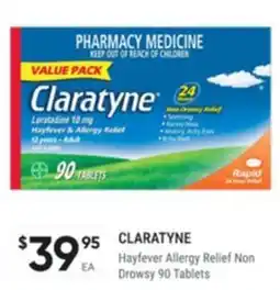 Healthy Life Claratyne Hayfever Allergy Relief Non Drowsy offer