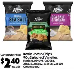 Campbells Wholesale Kettle Potato Chips offer