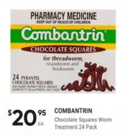 Healthy Life Combantrin Chocolate Squares Worm Treatment offer