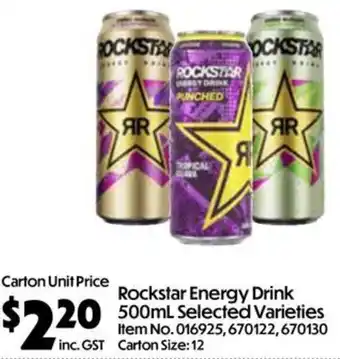 Rockstar Energy Drink