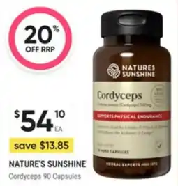 Healthy Life Nature's sunshine Cordyceps offer