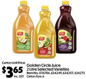Golden Circle Juice