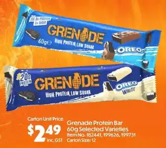 Grenade Protein Bar