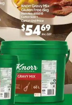 Campbells Wholesale Knorr Gravy Mix Gluten Free offer