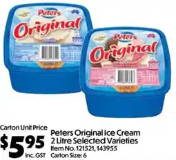 Campbells Wholesale Peters Original Ice Cream offer