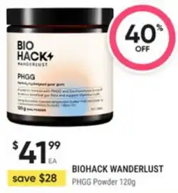 Healthy Life Biohack wanderlust PHGG Powder offer