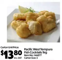 Campbells Wholesale Pacific West Tempura Fish Cocktails offer
