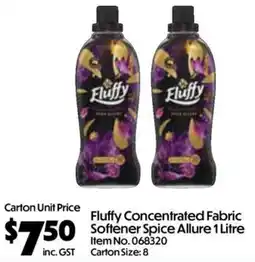 Campbells Wholesale Fluffy Concentrated Fabric Softener Spice Allure offer