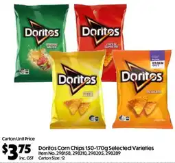Campbells Wholesale Doritos Corn Chips offer