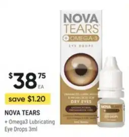 Healthy Life NOVA TEARS + Omega3 Lubricating Eye Drops offer