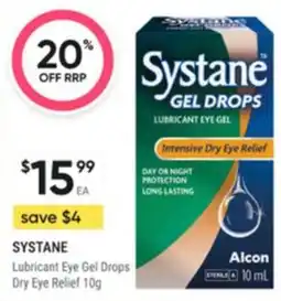 Healthy Life Systane Lubricant Eye Gel Drops Dry Eye Relief offer