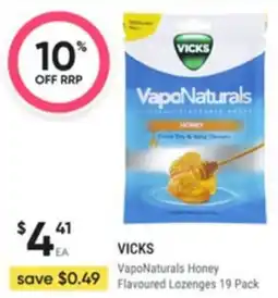 Healthy Life VICKS VapoNaturals HoneyFlavoured Lozenges offer