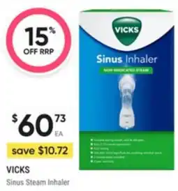 Healthy Life VICKS Sinus Steam Inhaler offer