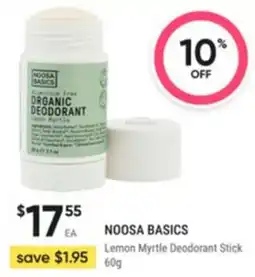 Healthy Life Noosa basics Lemon Myrtle Deodorant Stick offer