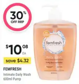 Healthy Life FEMFRESH Intimate Daily Wash offer