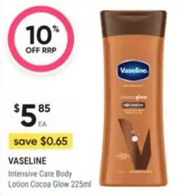 Healthy Life Vaseline Intensive Care Body Lotion Cocoa Glow offer