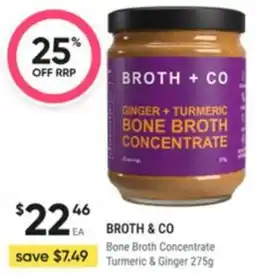 Healthy Life BROTH & CO Bone Broth Concentrate Turmeric & Ginger offer