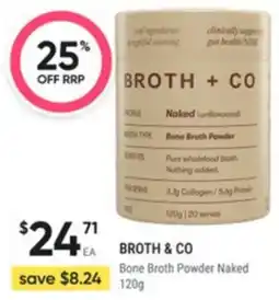 Healthy Life BROTH + CO Bone Broth Powder Naked offer