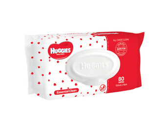 Foodworks Huggies essentials unscented baby wipes 80 pack offer