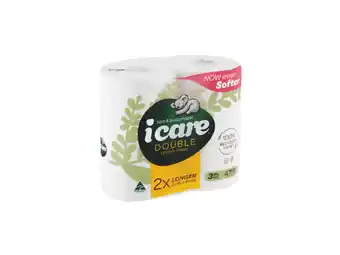 Foodworks Icare double length 3ply toilet tissue 4 pack offer