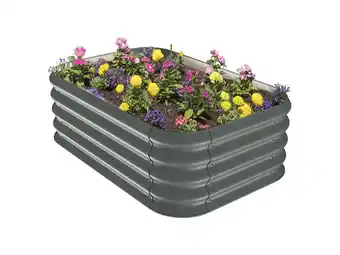 Stratco Corrugated garden bed - grey offer