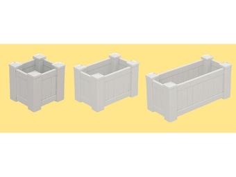 Hamptons planter boxes