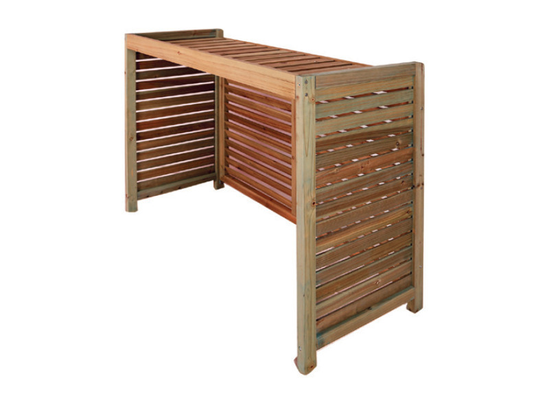 Louvred air conditioner cover offer at Stratco