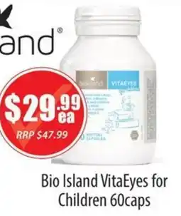 Healthy World Pharmacy Bio Island VitaEyes for Children offer
