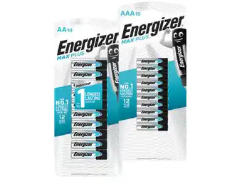 Energizer max plus advanced aa/aaa 10 pack