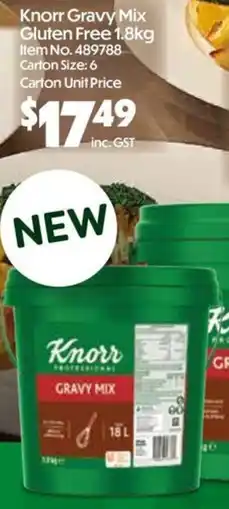 Campbells Wholesale Knorr Gravy Mix Gluten Free offer