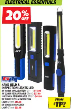 Autobarn Hand held & inspection lights led offer