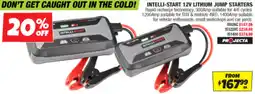 Autobarn Intelli-start 12v lithium jump starters offer