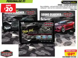 Autobarn Stage 1 sound deadener offer
