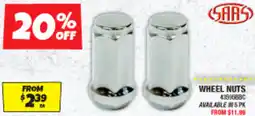 Autobarn Wheel nuts offer