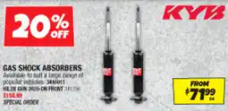 Autobarn Gas shock absorbers offer