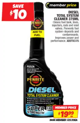 Autobarn Diesel total system cleaner offer