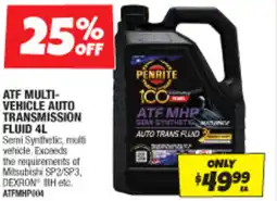 Autobarn ATF multi- vehicle auto transmission fluid offer