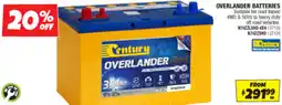 Autobarn Overlander batteries offer