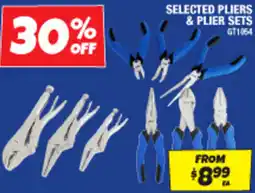 Autobarn Selected pliers & plier sets offer