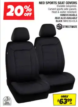 Autobarn Neo sports seat covers offer