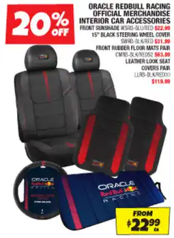 Autobarn Oracle redbull racing official merchandise interior car accessories offer