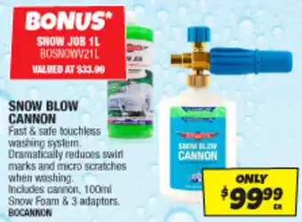 Autobarn Snow blow cannon offer