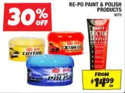 Autobarn Re-po paint & polish products offer