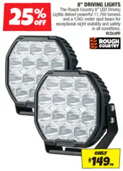 Autobarn 8" driving lights offer