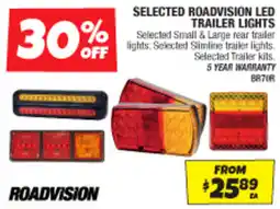 Autobarn Selected roadvision led trailer lights offer